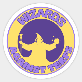 Wizards Against TERFs Seal Sticker